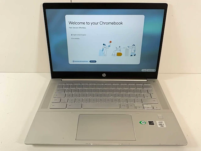 Hp pro c640 14”, core(tm) i7 10th gen, 16 gb ram, 128 gb ssd chromebook - afbeelding 1 van  7