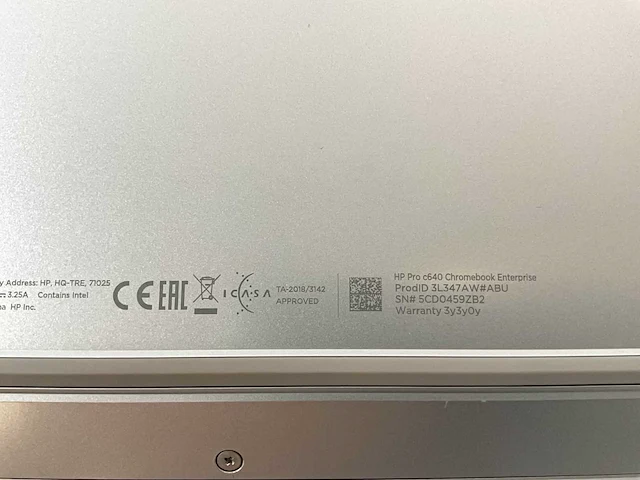 Hp pro c640 14”, core(tm) i7 10th gen, 16 gb ram, 128 gb ssd chromebook - afbeelding 7 van  7