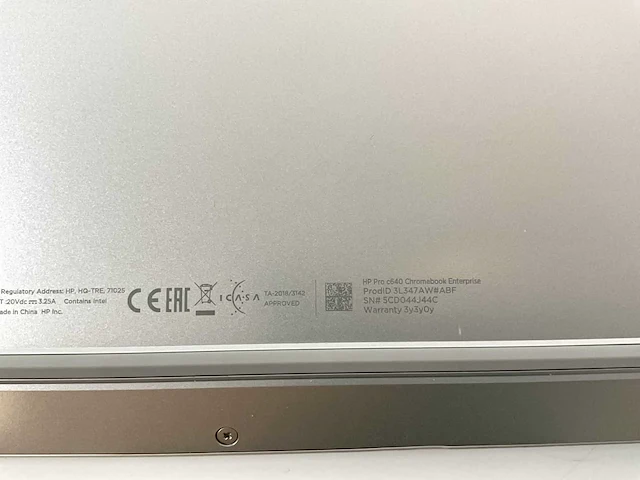 Hp pro c640 14”, core(tm) i7 10th gen, 16 gb ram, 128 gb ssd chromebooks (2x) - afbeelding 8 van  16