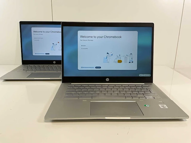 Hp pro c640 14”, core(tm) i7 10th gen, 16 gb ram, 128 gb ssd chromebooks (2x) - afbeelding 1 van  16