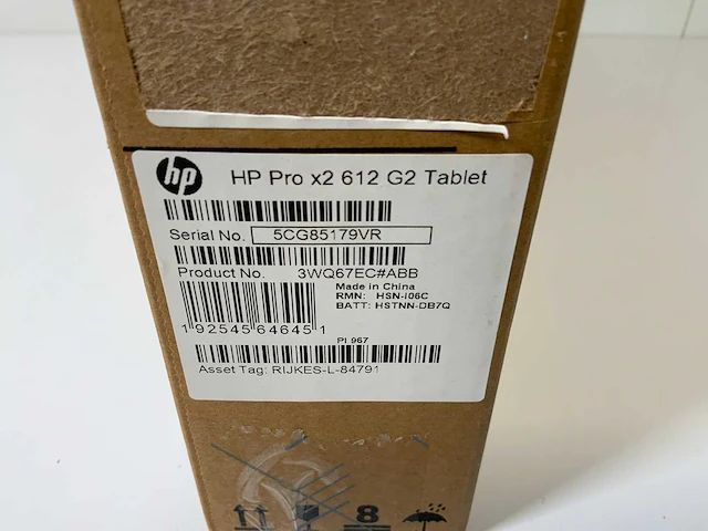 Hp pro x2 612 g2 12”, core(tm) i5 7th gen, 8 gb ram, 256 gb nvme tablet (new) - afbeelding 4 van  4