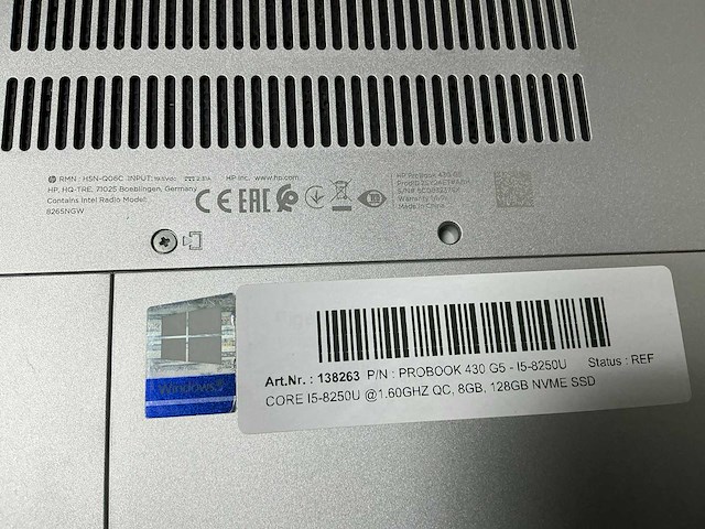Hp probook 430 g5 - i5-8250u laptop - afbeelding 3 van  3