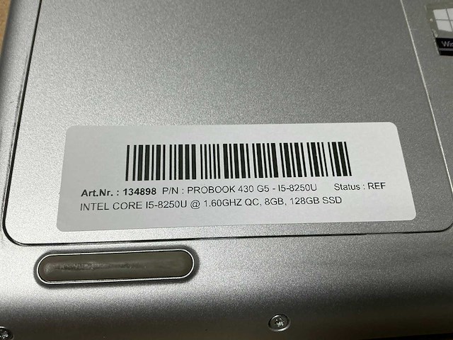 Hp probook 430 g5 - i5-8250u laptop - afbeelding 3 van  4