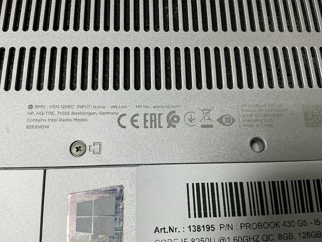Hp probook 430 g5 - i5-8250u laptop - afbeelding 4 van  4