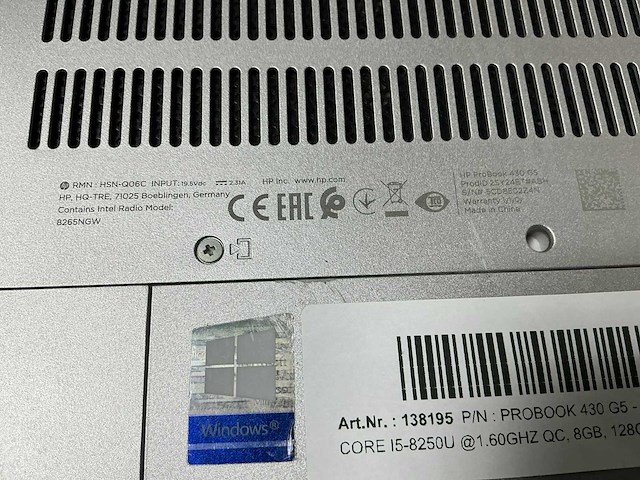 Hp probook 430 g5 - i5-8250u laptop - afbeelding 4 van  4