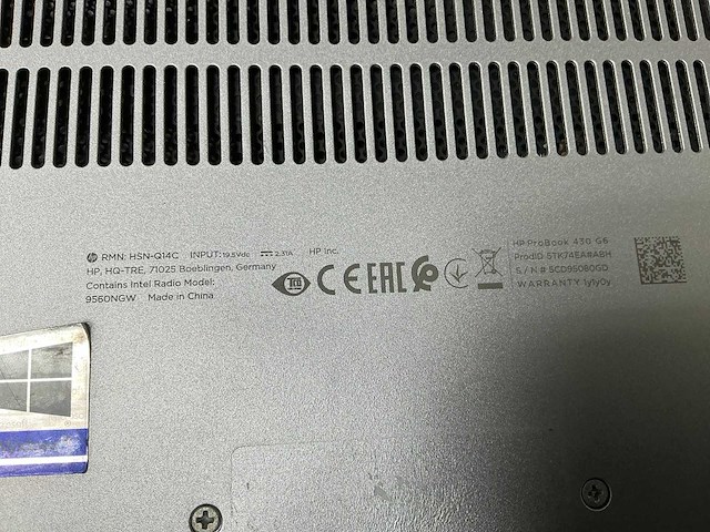 Hp probook 430 g6 - i5-8265u laptop - afbeelding 4 van  4