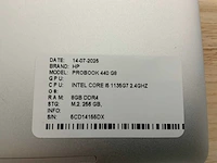 Hp probook 440 g8(i5-gen11) laptop - afbeelding 7 van  8