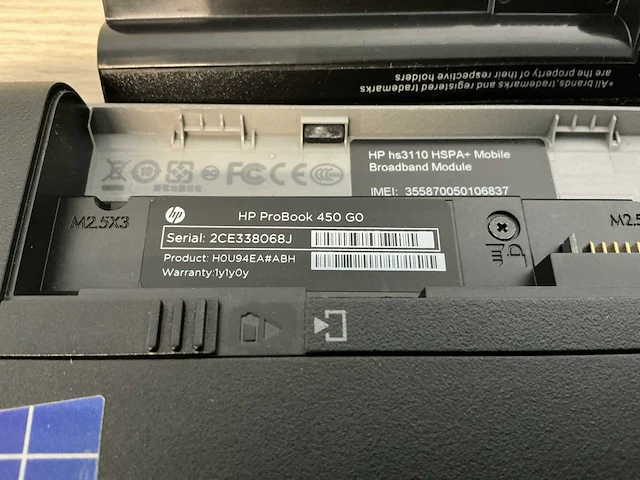 Hp probook 450 g0 laptop - afbeelding 6 van  6