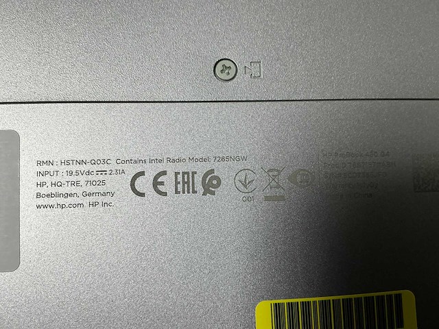Hp probook 450 g4 i5-7200u laptop - afbeelding 4 van  4