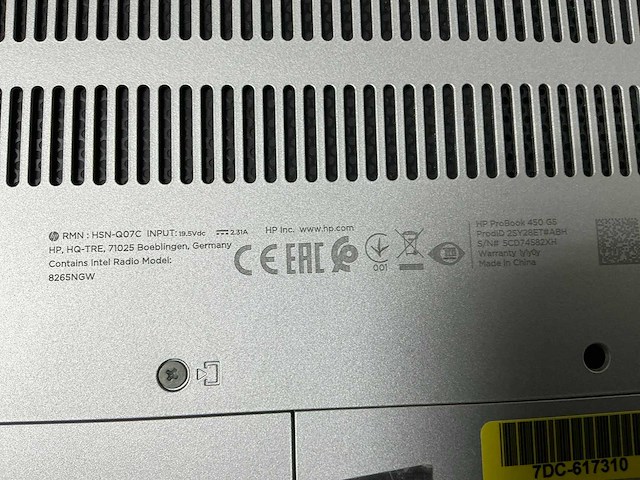 Hp probook 450 g5 - i5-8250u laptop - afbeelding 4 van  4