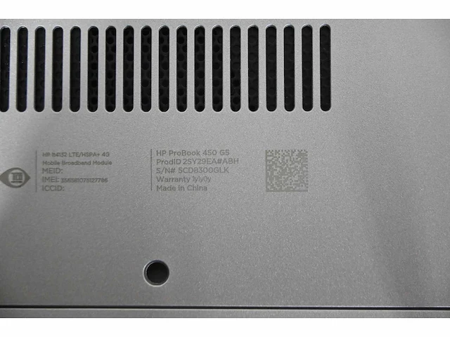 Hp probook 450 g5 laptop - afbeelding 5 van  5