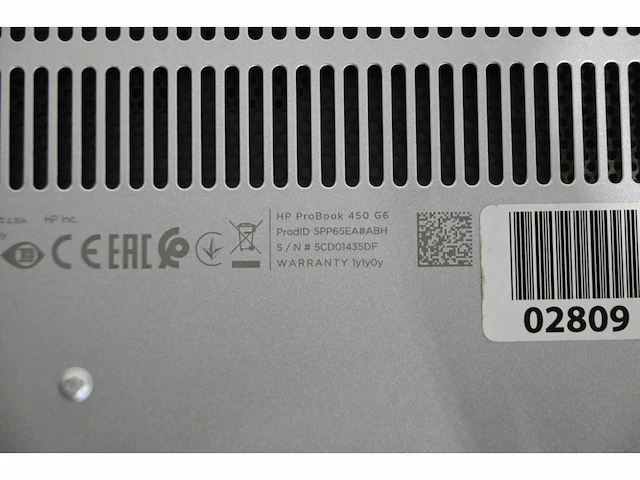 Hp probook 450 g6 laptop - afbeelding 5 van  5