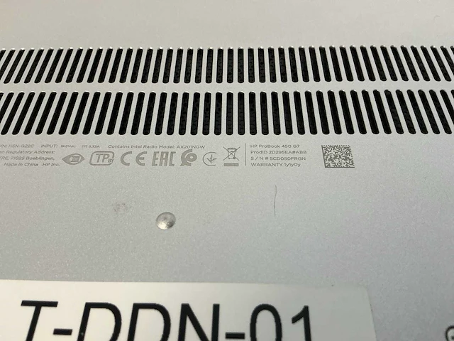Hp probook 450 g7 laptop - afbeelding 7 van  8