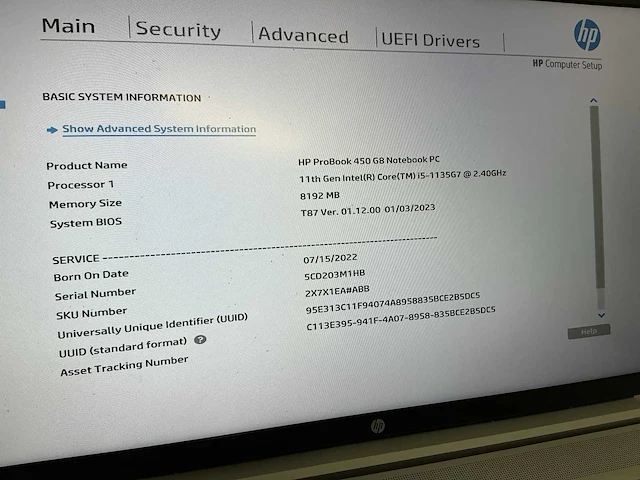 Hp probook 450 g8 laptop - afbeelding 8 van  8