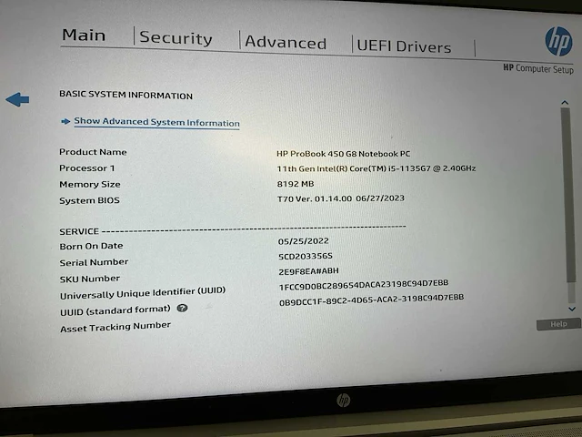 Hp probook 450 g8 laptop - afbeelding 8 van  8