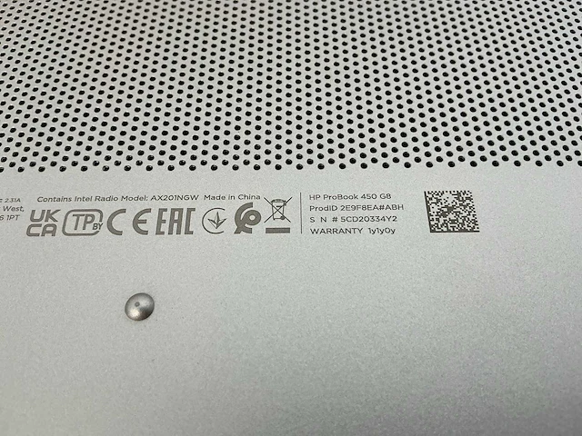 Hp probook 450 g8 laptop - afbeelding 7 van  8