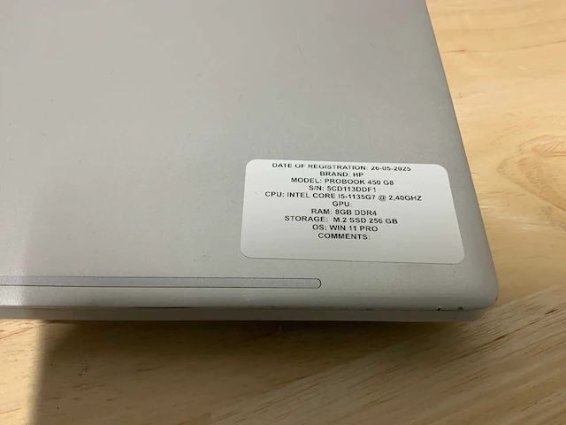 Hp probook 450 g8 laptop - afbeelding 2 van  10