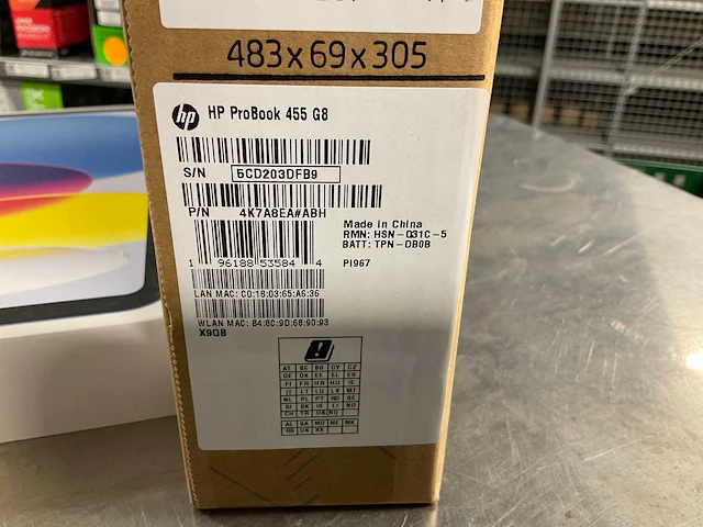 Hp probook 455 g8 laptop - afbeelding 3 van  3