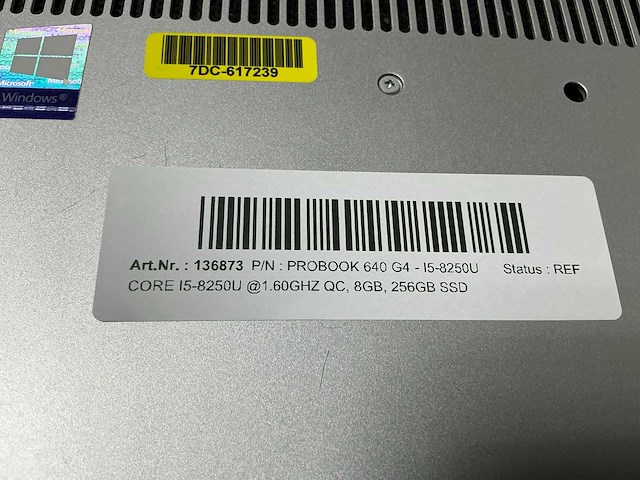 Hp probook 640 g4 - i5-8250u laptop - afbeelding 3 van  4