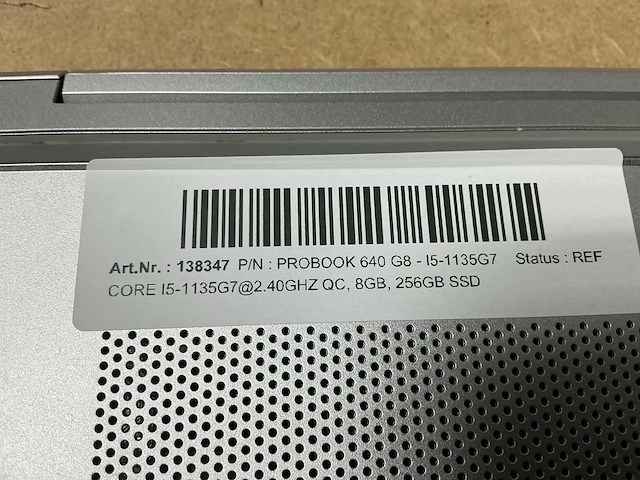 Hp probook 640 g8 - i5-1135g7 laptop - afbeelding 3 van  4