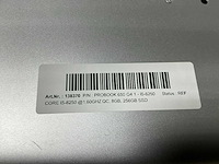 Hp probook 650 g4 1 - i5-8250 laptop - afbeelding 3 van  4