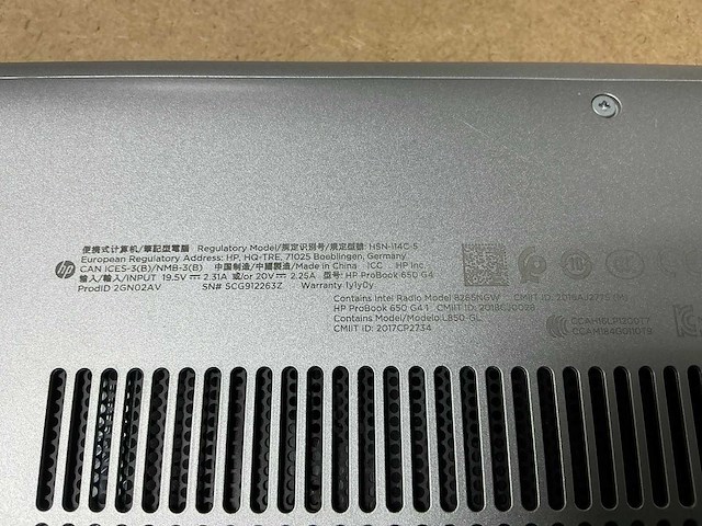 Hp probook 650 g4 1 - i5-8250 laptop - afbeelding 4 van  4
