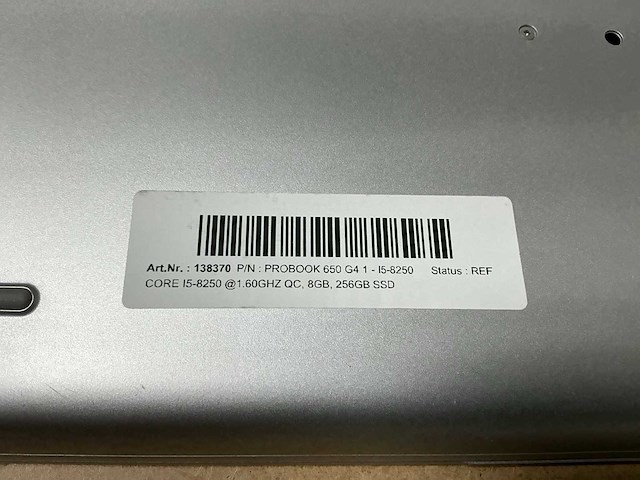 Hp probook 650 g4 1 - i5-8250 laptop - afbeelding 3 van  4