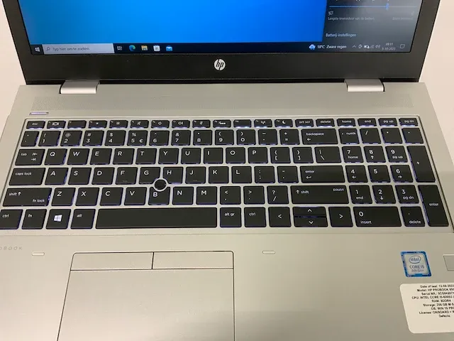 Hp probook 650 g5 laptop (4x) - afbeelding 3 van  6
