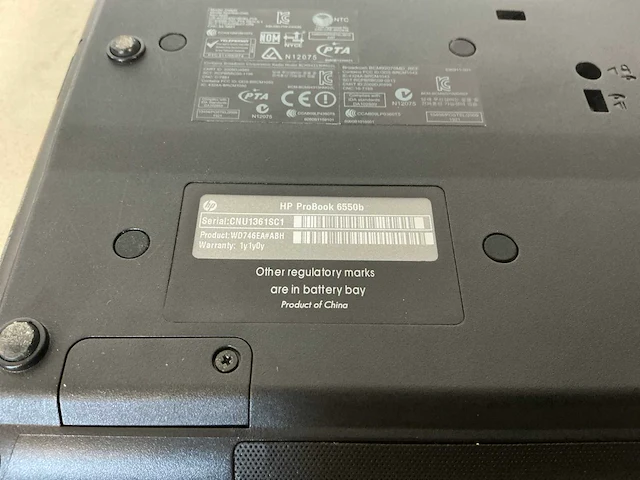 Hp probook 6550b laptop - afbeelding 7 van  7