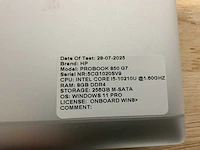 Hp probook 850 g7(i5-gen10) laptop (2x) - afbeelding 7 van  8