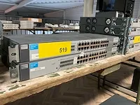 Hp procurve 1800-24g (j9028b) 19" switch (2x) - afbeelding 1 van  4