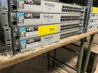 Hp procurve 2610-24g (j9087a) 19" switch (2x) - afbeelding 1 van  4