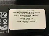 Hp prodesk 400 g2 mini desktop desktop (10x) - afbeelding 3 van  15
