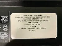 Hp prodesk 400 g2 mini desktop desktop (10x) - afbeelding 4 van  15