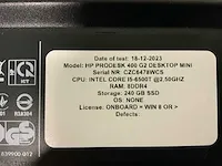 Hp prodesk 400 g2 mini desktop desktop (10x) - afbeelding 5 van  15