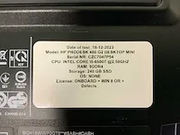 Hp prodesk 400 g2 mini desktop desktop (10x) - afbeelding 13 van  15