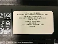 Hp prodesk 400 g2 mini desktop desktop (10x) - afbeelding 13 van  15