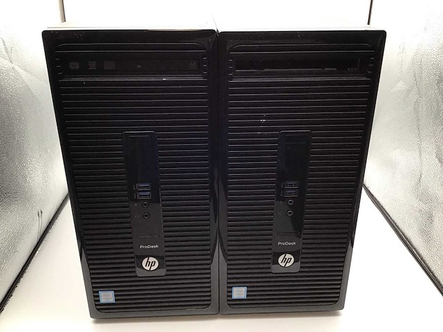 Hp prodesk 400 g3 tower desktop (2x) - afbeelding 1 van  3