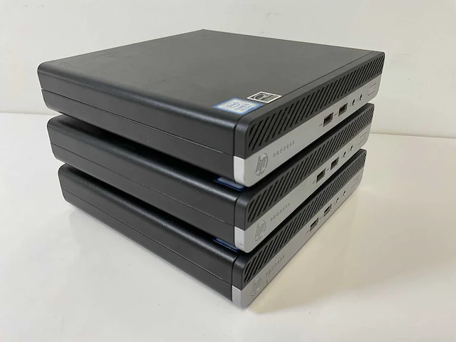 Hp prodesk 400 g4 dm, core(tm) i5 8th gen, 8 gb ram, 256 gb ssd mini desktops (3x) - afbeelding 4 van  11
