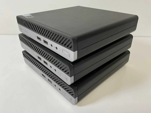 Hp prodesk 400 g4 dm, core(tm) i5 8th gen, 8 gb ram, 256 gb ssd mini desktops (3x) - afbeelding 5 van  11