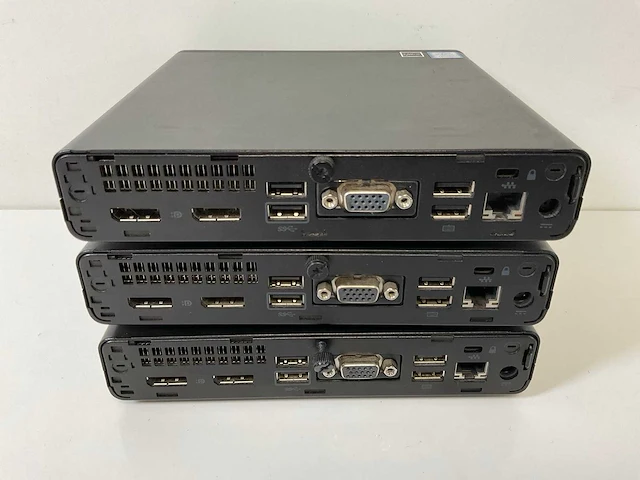 Hp prodesk 400 g4 dm, core(tm) i5 8th gen, 8 gb ram, 256 gb ssd mini desktops (3x) - afbeelding 6 van  11