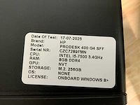 Hp prodesk 400 g4 ssf desktop (4x) - afbeelding 8 van  9
