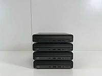 Hp prodesk 400 g6, core(tm) i5 10th gen, 8 gb ram, 256 gb nvme mini desktops (4x) - afbeelding 1 van  6