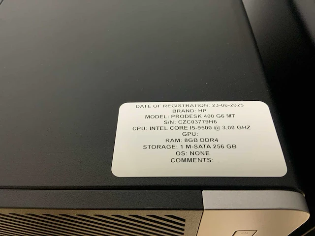 Hp prodesk 400 g6 mt desktop (2x) - afbeelding 2 van  8