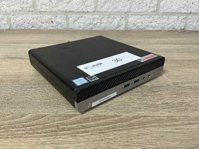 Hp prodesk 400g4 mini desktop - afbeelding 1 van  3