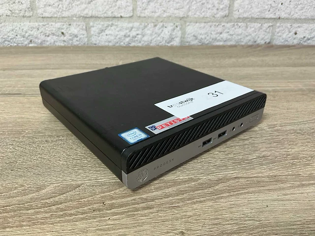 Hp prodesk 400g5 mini desktop - afbeelding 1 van  3