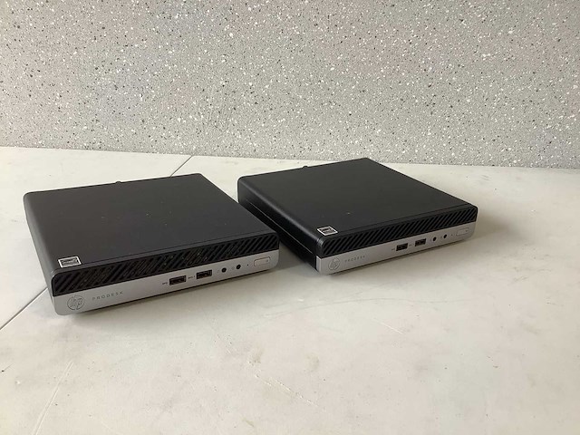 Hp prodesk 405 g4 desktop mini (2x) - afbeelding 1 van  4