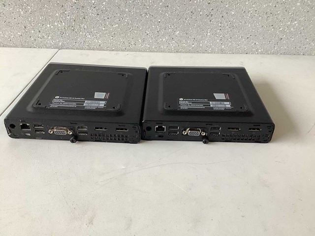 Hp prodesk 405 g4 desktop mini (2x) - afbeelding 3 van  4