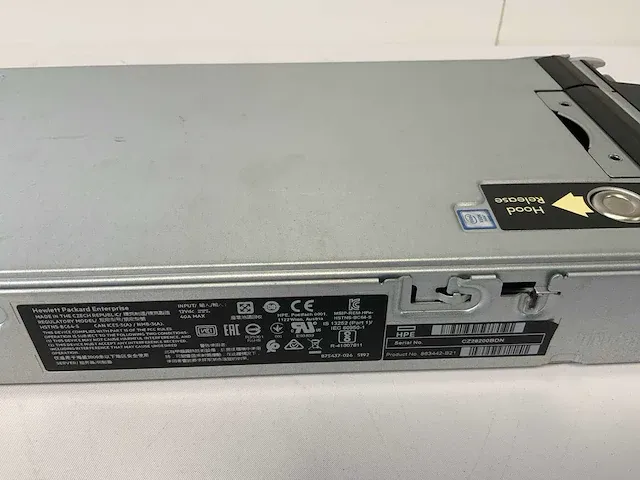 Hp proliant bl460c gen10, 2x xeon(r) gold 6134, 8x 64 gb ram, no hdd blades (2x) - afbeelding 5 van  8
