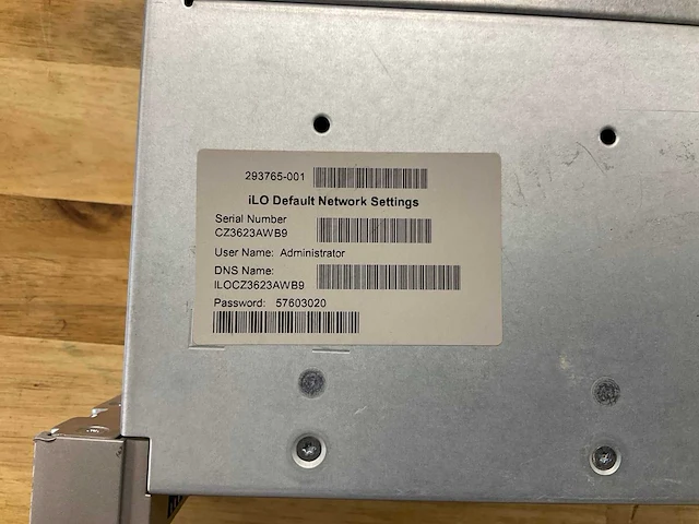 Hp proliant dc380 gen. 9 - afbeelding 2 van  2